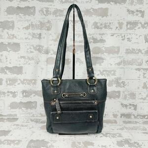 Stone & Co. Black Leather Shoulder Bag 1009